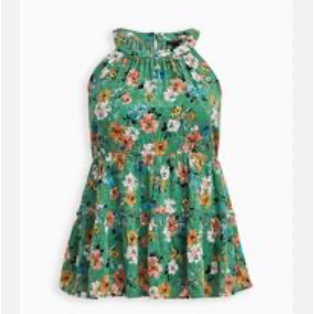 Torrid plus size floral eyelet lined babydoll tank new w/ tags 1x  14/16
